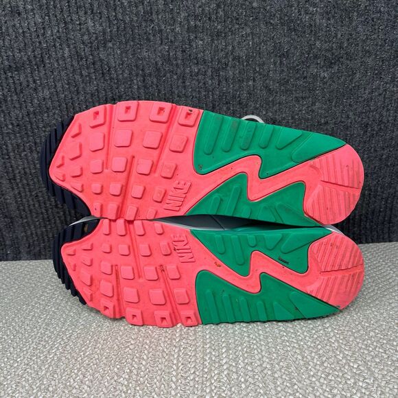 Nike Air Max 90 Essential South Beach Watermelon Pink Green White 9.5 AJ1285-100